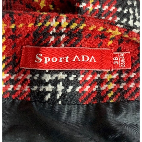 SPORT ADA Women's S (SZ 36) Wool Blend Pleated Skirt - Picture 7 of 8